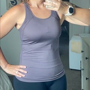 Fabletics Christine Seamless Purple Tank S